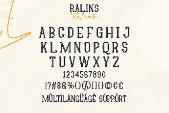 Ralins Demo font