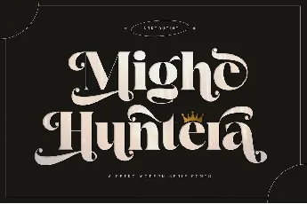 Mighe Huntera font