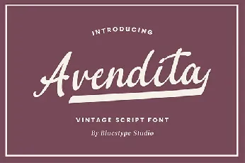 Avendita font