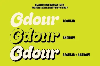 Gladolia font