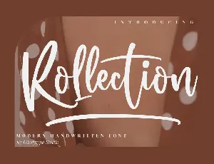 Rollection â€“ Modern Handwritten font