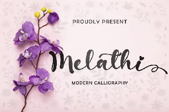 Melathi Script font