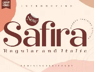 Safira – Sans Serif font