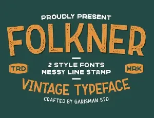 Folkner Display font