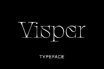 Visper font