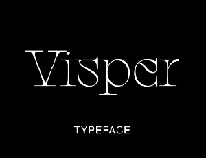 Visper font