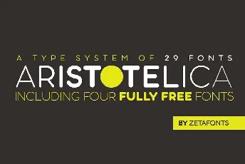 Aristotelica Family Free font