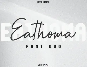 Eathoma font