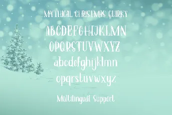 Mythical Christmas Demo font