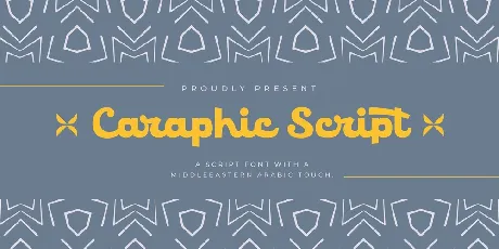 Caraphic Script font