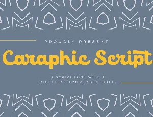 Caraphic Script font