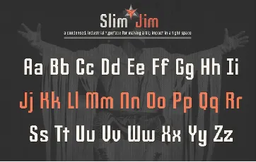 Slim Jim font