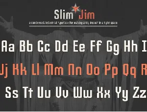 Slim Jim font