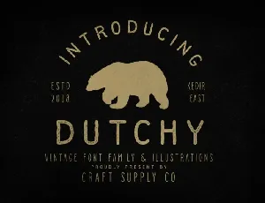 Dutchy font