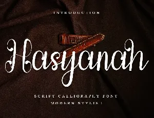 Hasyanah font