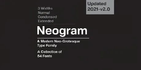 Neogram Family font