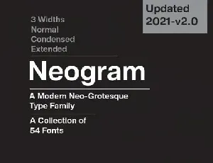 Neogram Family font