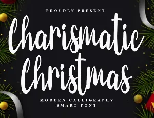 Charismatic Christmas Script font