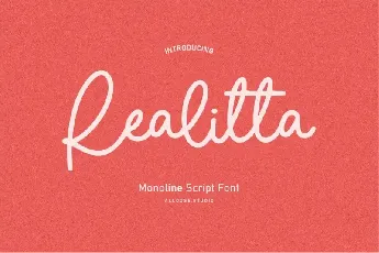 Realitta Handwritten font