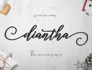 Diantha Script font