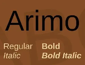 Arimo Family font