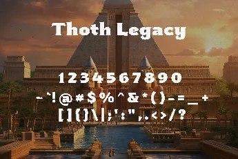 Thoth Legacy font