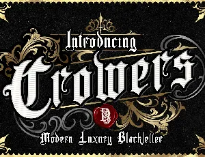 Crowers font