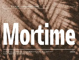 Mortime font