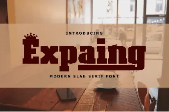 Expaing font