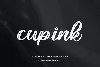 Cupink Demo font