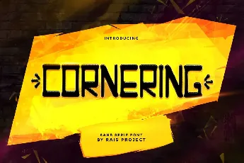 Cornering Demo font