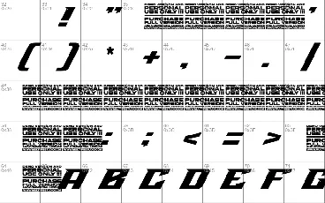 Hard Race font