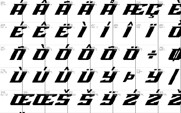 Hard Race font