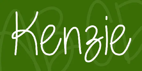 Kenzie font