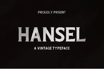 Hansel font