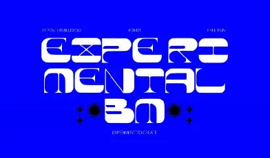 Experimental BM Free font