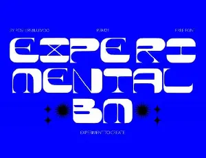 Experimental BM Free font