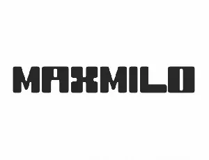 Maxmilo Sans serif font