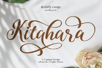 Kitahara Script font