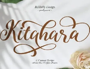 Kitahara Script font