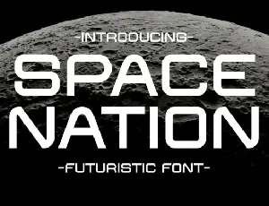 Space Nation font