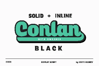 Conlan Black font