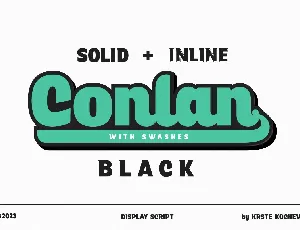 Conlan Black font