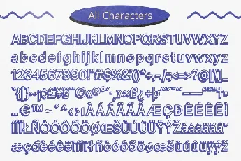 Lupina 3D font