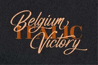 Belgium Victory font