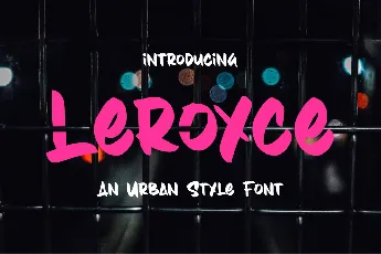 Leroyce font