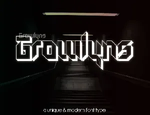 Growlyns font