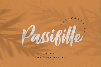 Passifille Bold Script font