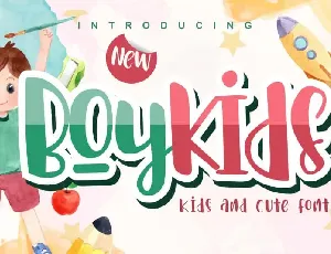 Boykids – Kids And Cute font