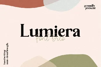 Lumiera Duo font